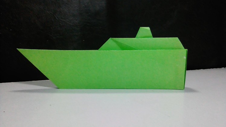 How To Make A Paper Ship - Origami boat - Paper Crafts