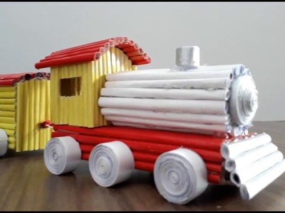 How to make a paper train very easy