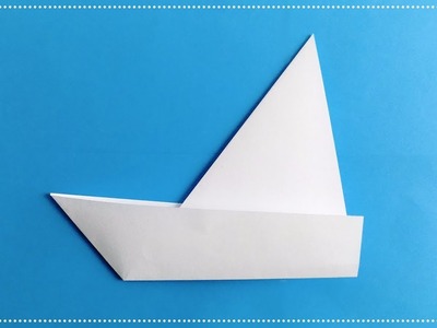 How to make a sailboat out of paper. Origami boat