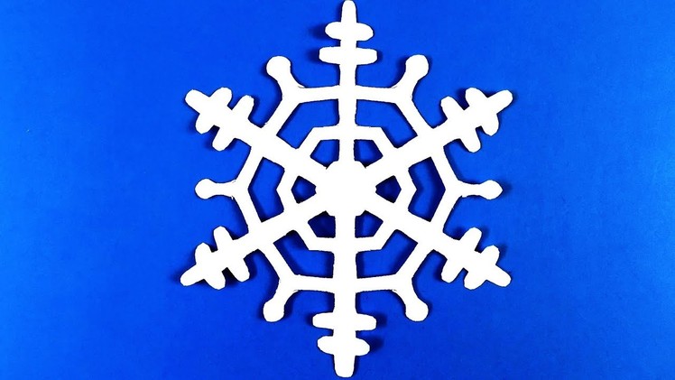 How to make a snowflake out of paper | Make snowflakes out of paper
