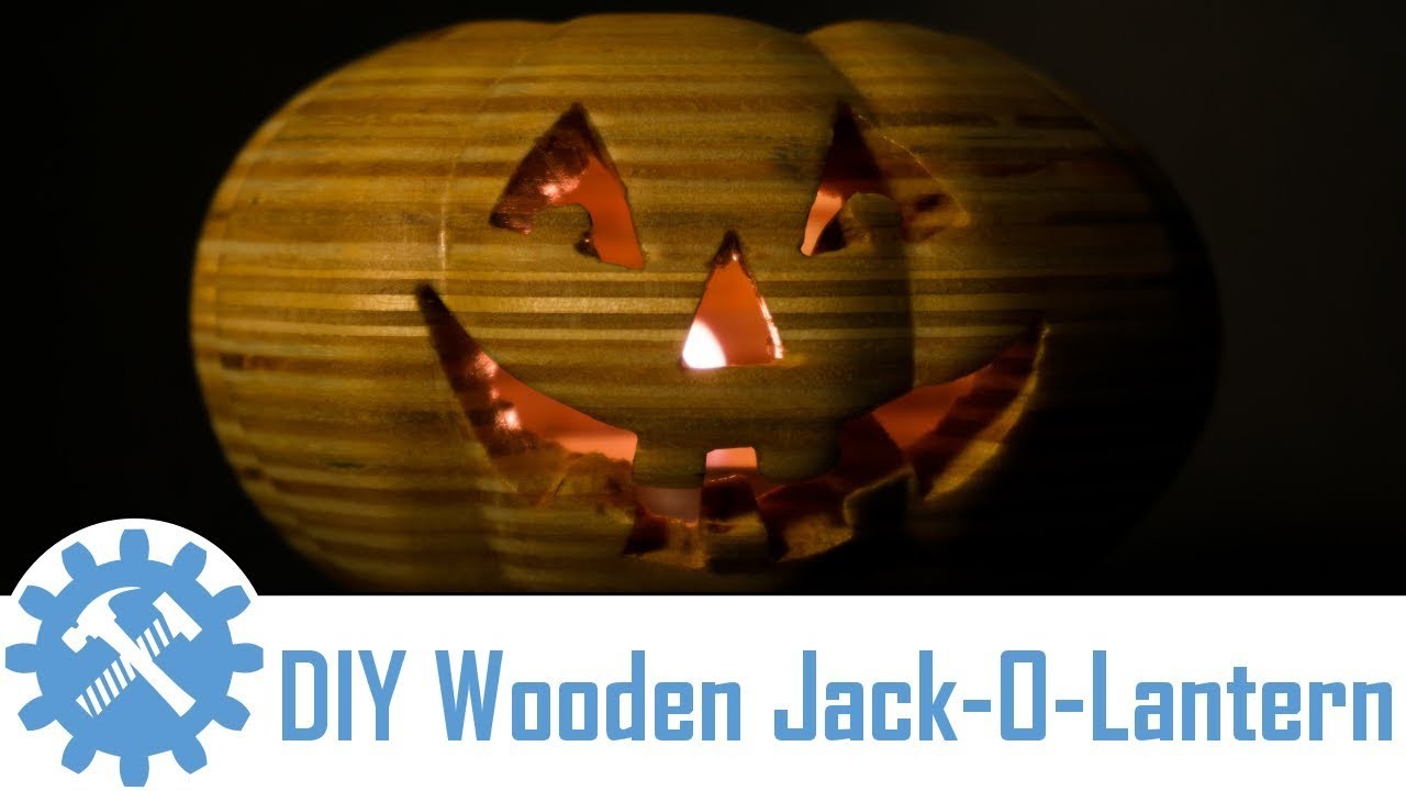 How to Make a Wooden JackO Lantern, Scroll Saw Halloween Project