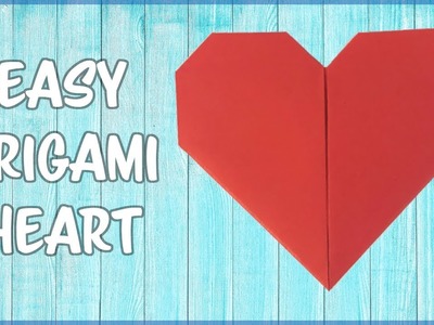 How to make an Origami Heart - Easy  fold by fold  paper instructions!