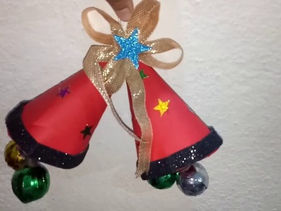 How to make Christmas bell  ==at home=very easy