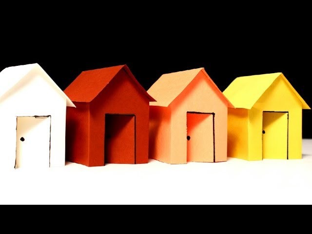 How to Make Colour Paper House(Very Beautiful)