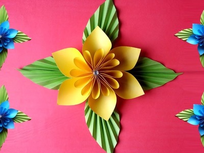 How To Make Easy & Beautiful  Paper Flower !!!