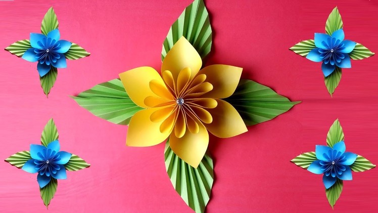 How To Make Easy & Beautiful  Paper Flower !!!