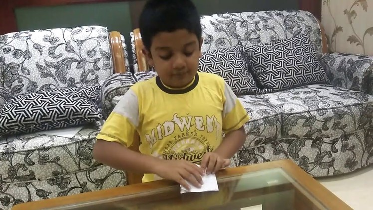 How to make easy paper dinosaur