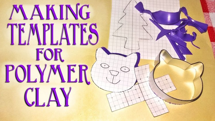 How To Make Flat Paper Templates For Polymer Clay