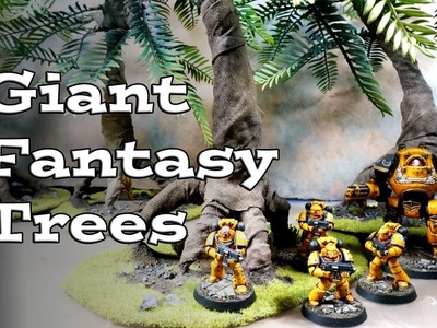 How to Make Giant Tree Terrain for Miniature Gaming