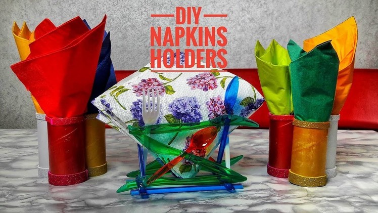 How To Make Napkins Holders Out Of Recyclable Materials - DIY Napkin Holders