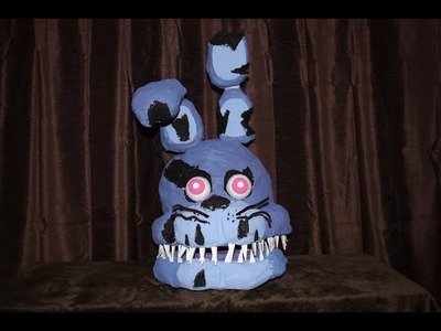 How to Make: Nightmare Bonnie Mask (moving jaw)