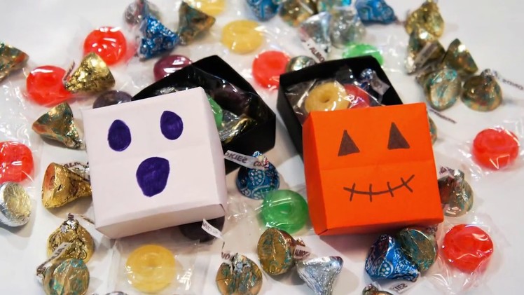 How to Make Origami Halloween Box