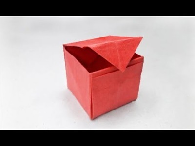 How To Make Paper Box Which open and Close | Paper Origami