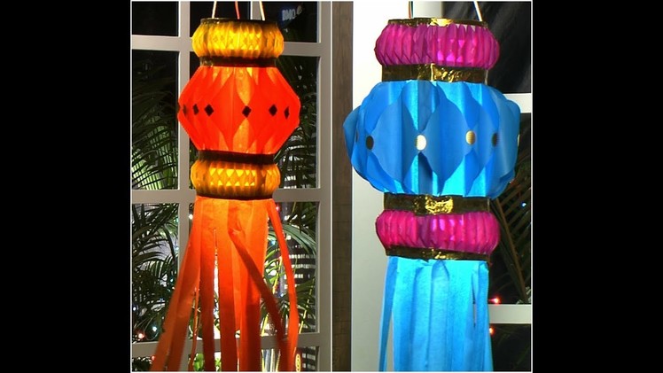 How To Make Paper Lanterns At Home