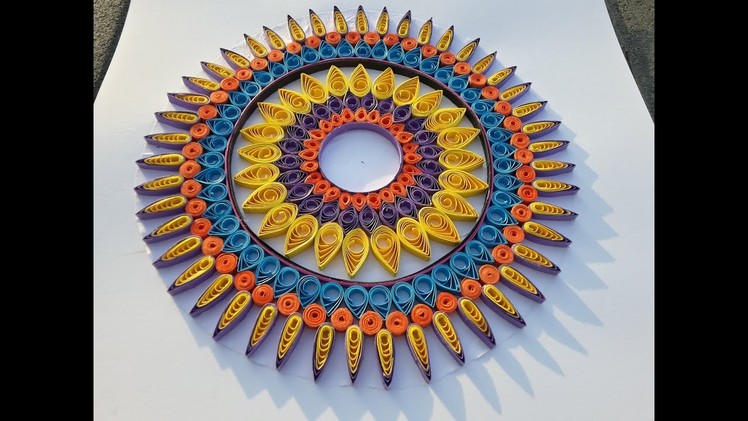How to make paper quilling wall frames DIY Wall Decor | Quilling Art for Bedroom #art 21 by art life