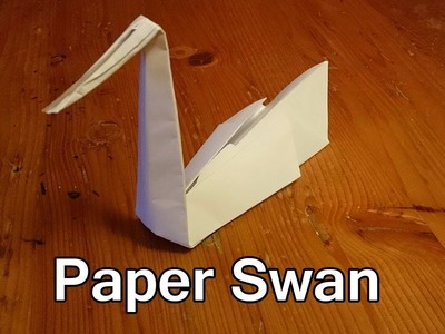 How To Make Paper Swan Step By Step - Origami Swan Tutorial Easy