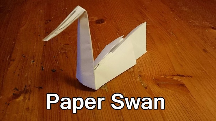 How To Make Paper Swan Step By Step - Origami Swan Tutorial Easy