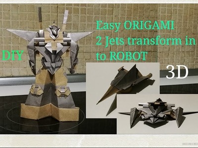 HOW TO MAKE PAPER TOY ROBOT