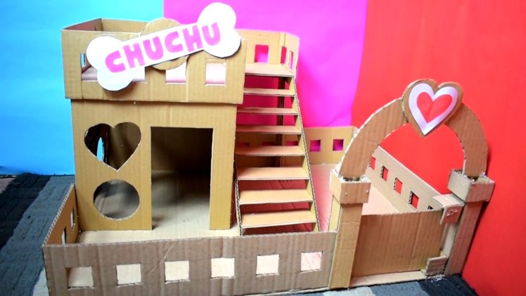 How to Make Puppy Dog House from Cardboard