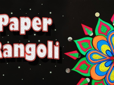 How to make Rangoli from paper | Paper Rangoli | Kreative Bug