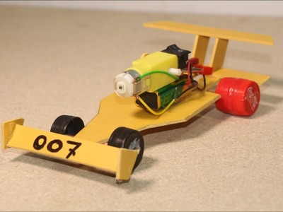 How to make Recycled Car toy - Powered Car Very Simple