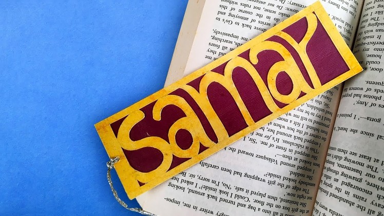 How To Make Your Own Bookmark | DIY Personalized Bookmark