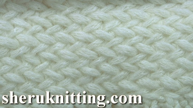 Knitted 3D Stitch Pattern Tutorial 32