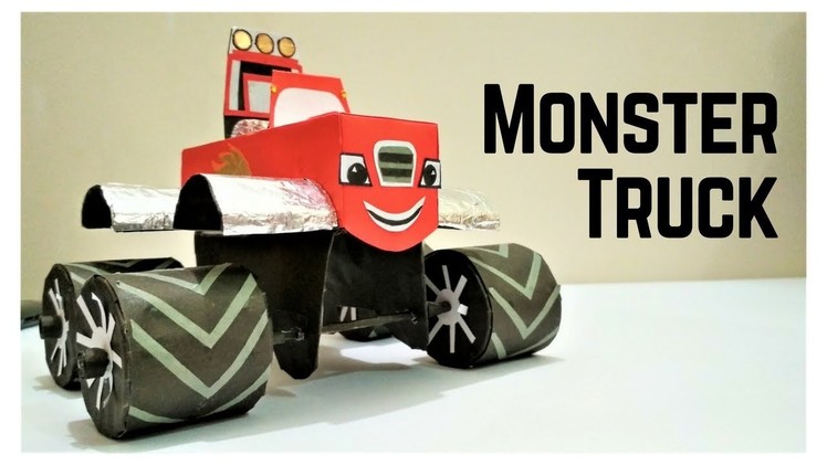Monster Truck Dan, How To Make A Paper Monster Truck, DIY Monster Truck, Paper Monster Hearse
