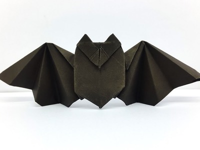 Origami Bat - How to make a Paper BATMAN Logo