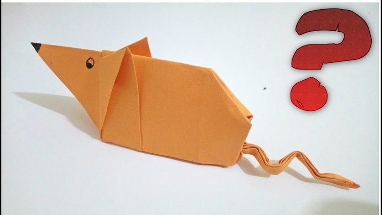 Origami Cute Mouse - How to make video