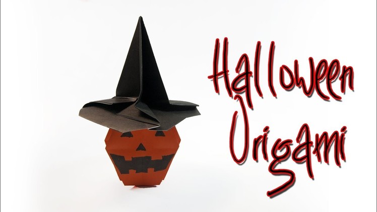Origami Halloween  | How To Make A Paper Pumpkin | Jack O' Lantern