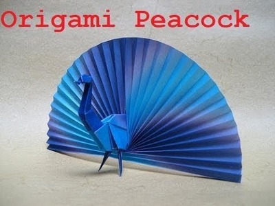 Origami peacock।how to make origami peacock।Origami Peacock tutorial।Origami animal for kids।।