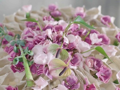 Paper and Solomio wedding bouquet | Flower Factor floristry tutorial | Powered by HilverdaKooij