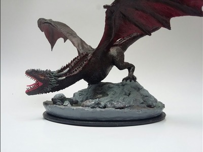 Paper Mache Drogon from Game of Thrones - Paper Hands
