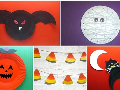 Paper Plate Crafts for Halloween