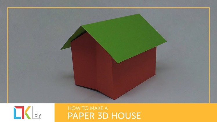 Pop up #1 - How to make a paper 3D house