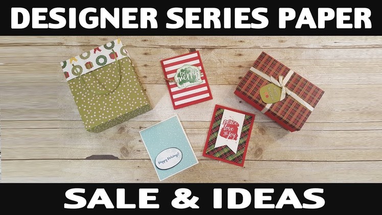 Stamping Jill - Designer Series Paper Sale & Ideas