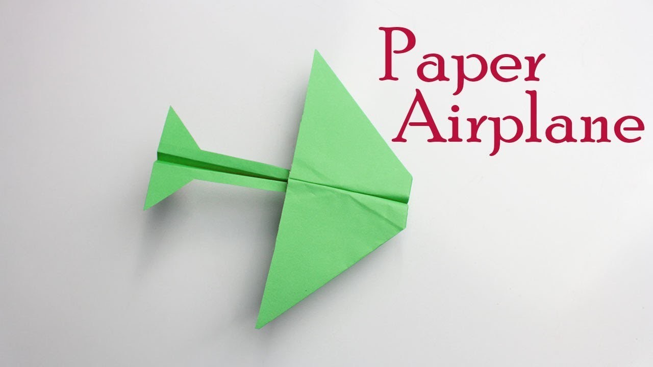 how-to-make-a-super-fast-paper-airplane-youtube