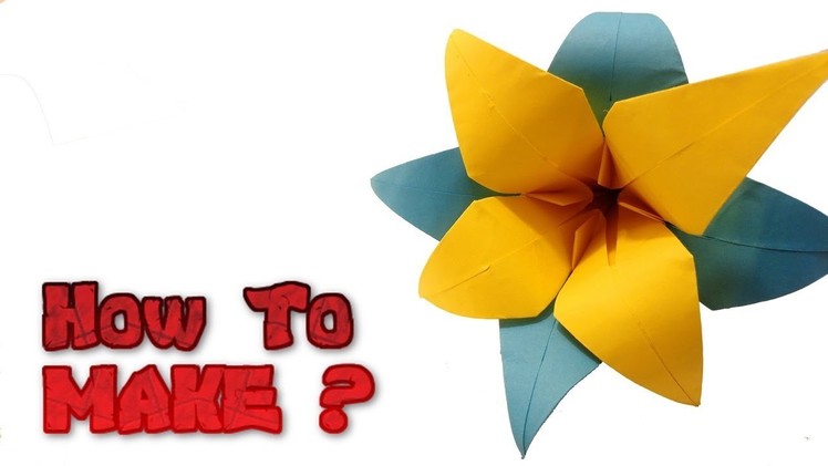 Very Easy - How To Make Origami  Flower