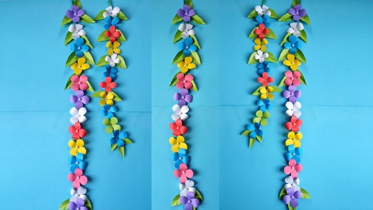 Wall Decoration Idea !!! How to Make Most Beautiful  Flower Trailer !!!!