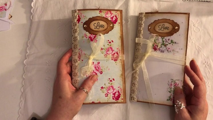 2 travelers Notebooks, stuffed christmas paper bag Nectars Creations A Tattered Dream ARTYmaze