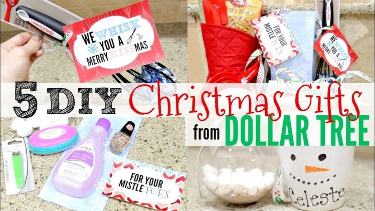 5 DIY DOLLAR TREE CHRISTMAS GIFTS People Will ACTUALLY want | CHEAP CHRISTMAS GIFT IDEAS
