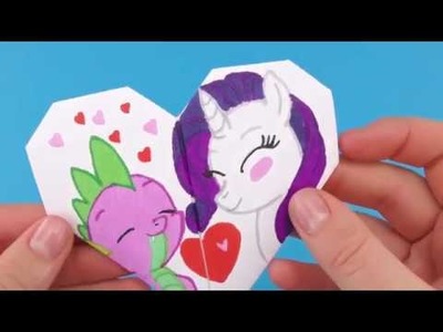 Amazing My Little Pony Paper Heart |Origami Heart Tutorial for Kids