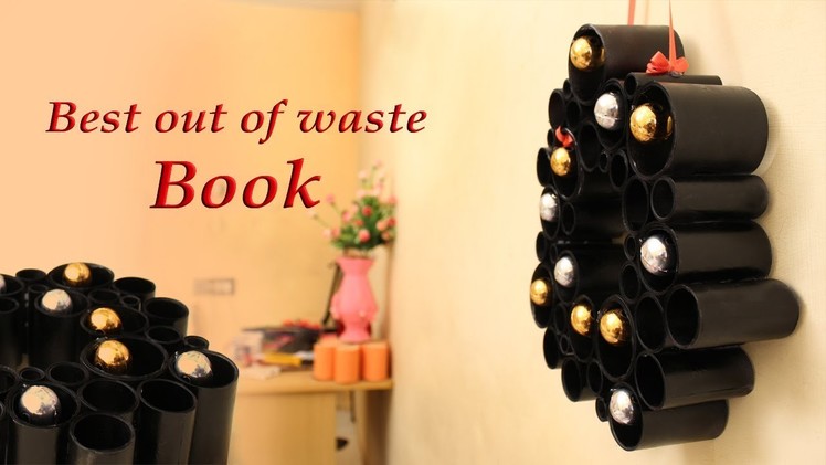 Best out of Waste Idea || DIY Room Decoration Idea using Waste Book