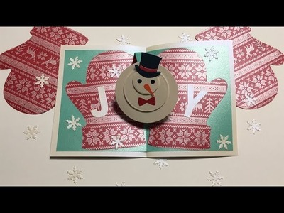 Card making Christmas Card Ⅰ クリスマスカード Ⅰ POP UP! DIY クラフト OKAPI CRAFT HOBBY