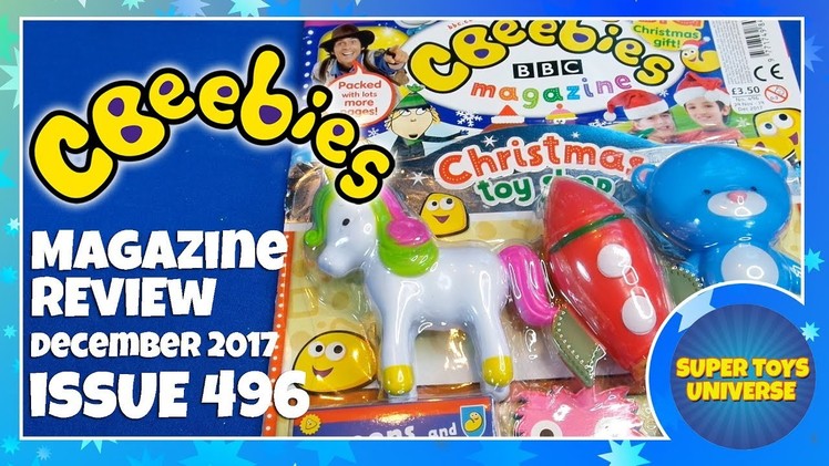 Cbeebies Magazine December 2017 issue 496 - Christmas edition - Bing, Hey Duggee, Justin's House