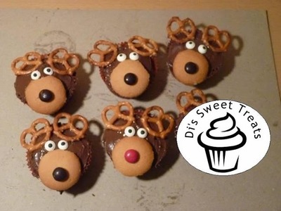 Christmas Reindeer Cupcakes- Di's Sweet Treats