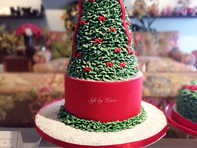 Christmas Tree Cake Tutorial
