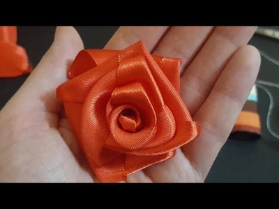D.I.Y. - Hand made Satin Rose - Step by step R3D