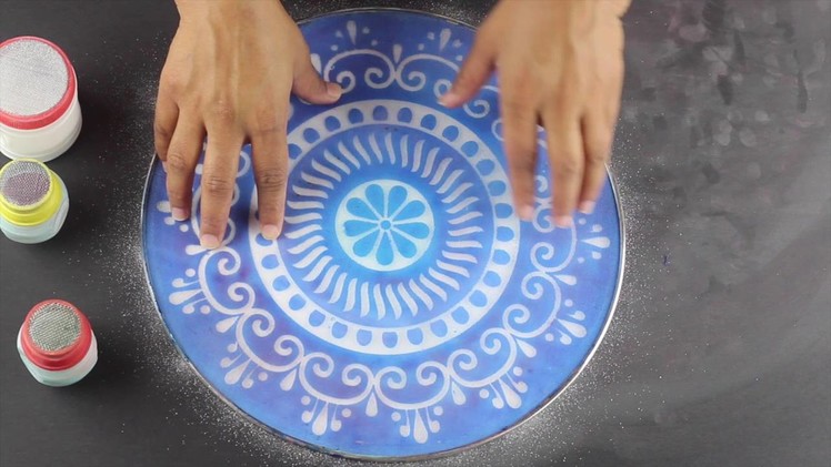 Diwali Ready -To-Make Rangoli Floor Art Kit, buy this on Etsy